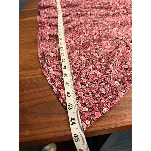 Vero Moda Women's Floral Elastic Waist Pull-on Maxi Skirt Pink Medium - Picture 6 of 7